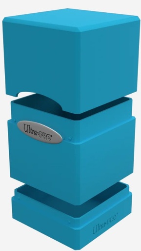 [84180] Classic Satin Tower Deck Box Sky Blue