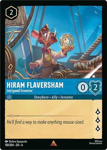 Hiram Flaversham - Intrigued Inventor - Azurite Sea (6) 