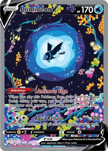 Lumineon V - Crown Zenith: Galarian Gallery GG39/GG70