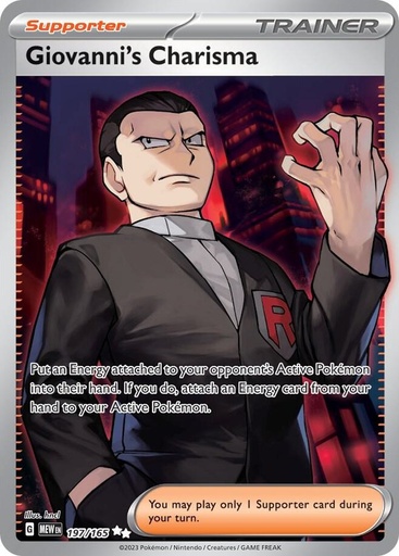 Giovanni's Charisma - SV: Scarlet & Violet 151 197/165
