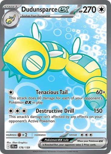 Dudunsparce ex - 178/159 - SV09: Journey Together (JTG)
