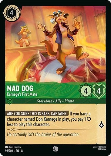 Mad Dog - Karnage's First Mate - Reign of Jafar (8) 
