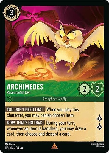 Archimedes - Resourceful Owl - Reign of Jafar (8) 