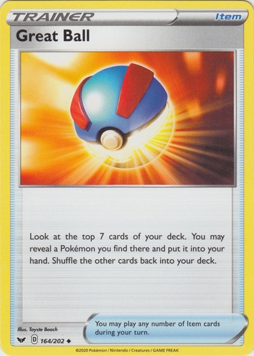 Great Ball - SWSH01: Sword & Shield Base Set (SWSH01)