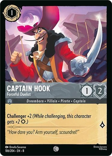 Captain Hook - Forceful Duelist - Reign of Jafar (8) 