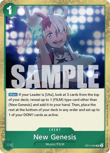New Genesis - Starter Deck 11: Uta (ST-11) 