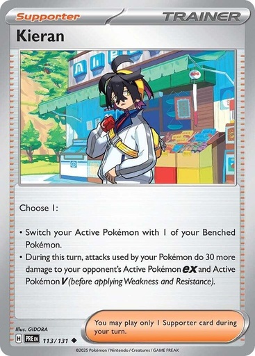 Kieran - 113/131 - SV: Prismatic Evolutions (PRE)