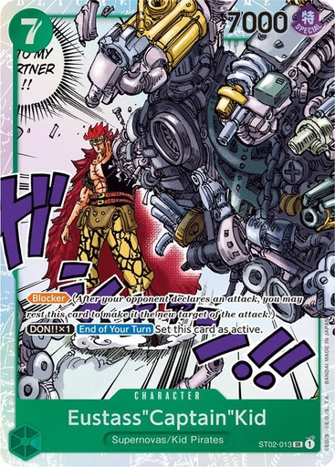 Eustass"Captain"Kid (013) - Starter Deck 2: Worst Generation (ST-02) 