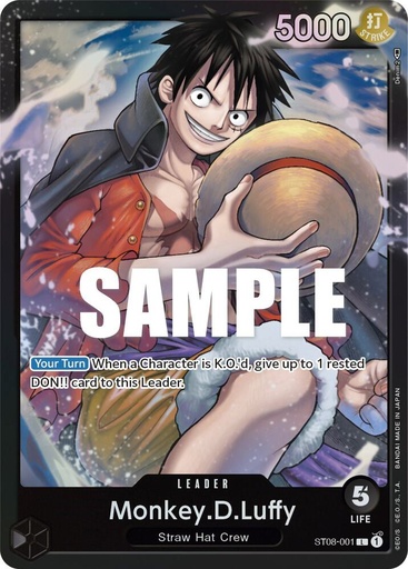 Monkey.D.Luffy (001) - Starter Deck 8: Monkey.D.Luffy (ST-08) 