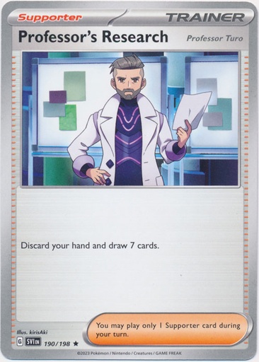 Professor's Research - 190/198 - SV01: Scarlet & Violet Base Set (SVI)