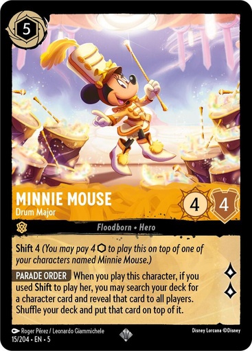 Minnie Mouse - Drum Major - Shimmering Skies (5) 
