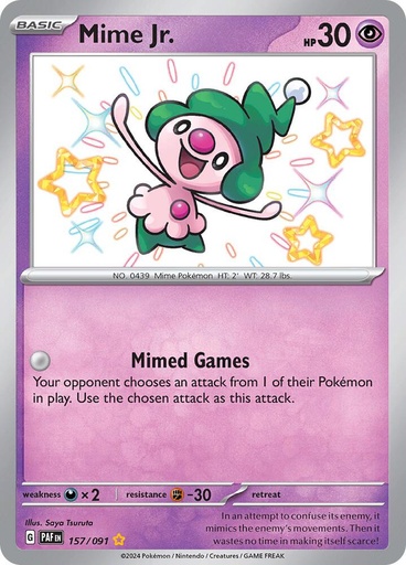 Mime Jr. - 157/091 - SV: Paldean Fates (PAF)