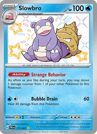 Slowbro - SV: Paldean Fates 117/091