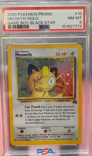 Meowth - WoTC Promo (PR) PSA8
