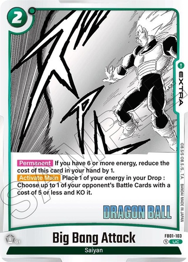 Big Bang Attack - Manga Booster 01 (SB01) 