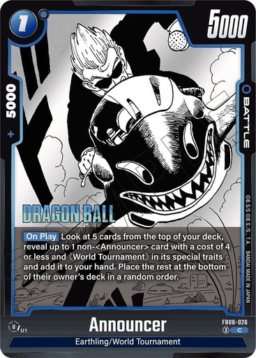 Announcer - Manga Booster 01 (SB01) 