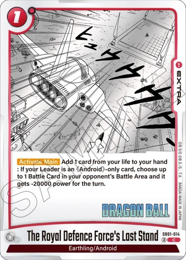 The Royal Defence Force's Last Stand - Manga Booster 01 (SB01) 