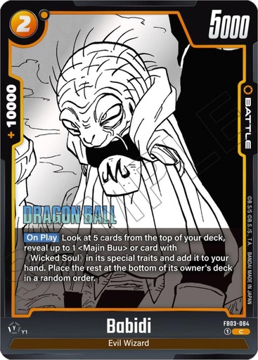 Babidi - Manga Booster 01 (SB01) 