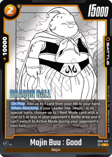 Majin Buu : Good - SB01-042 - Manga Booster 01 (SB01) 