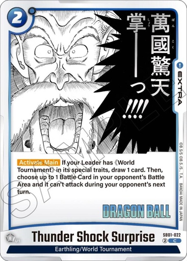 Thunder Shock Surprise - Manga Booster 01 (SB01) 