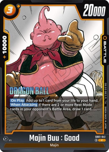 Majin Buu : Good - SB01-041 - Manga Booster 01 (SB01) 