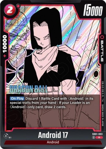 Android 17 - SB01-003 - Manga Booster 01 (SB01) 