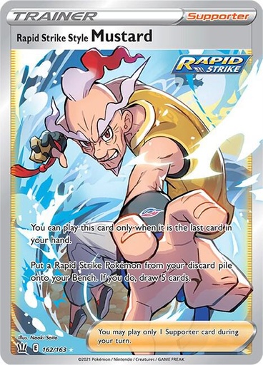 Rapid Strike Style Mustard (Full Art) - SWSH05: Battle Styles (SWSH05)