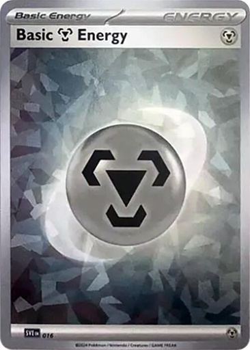 Basic Metal Energy (Cracked Ice Holo) - SV07: Stellar Crown (SCR)
