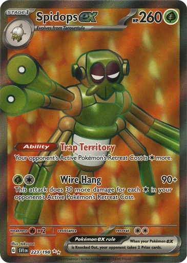 Spidops ex - 223/198 - SV01: Scarlet & Violet Base Set (SVI)