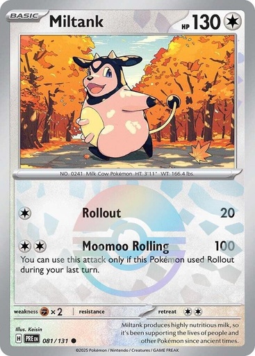 Miltank (Poke Ball Pattern) - SV: Prismatic Evolutions (PRE)