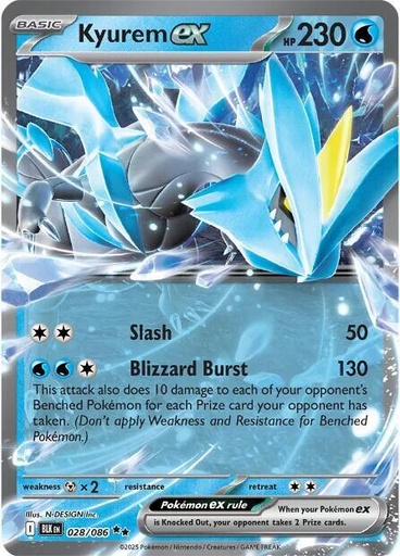 Kyurem ex - SV: Black Bolt (BLK)