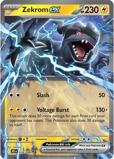 Zekrom ex - SV: Black Bolt (BLK)