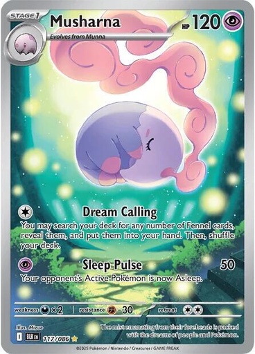 Musharna - 117/086 - SV: Black Bolt (BLK)