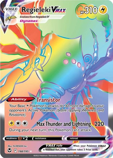 Regieleki VMAX (Secret) - SWSH12: Silver Tempest (SWSH12)