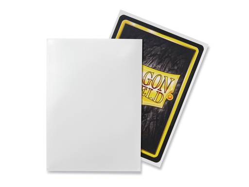 [AT-10005] Dragonshield: 100ct Classic Sleeves - Standard Size "White"
