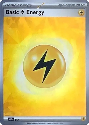 Basic Lightning Energy (Cracked Ice Holo) - SV07: Stellar Crown (SCR)