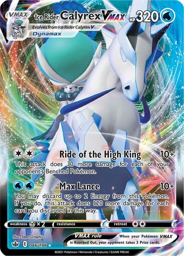 Ice Rider Calyrex VMAX - SWSH06: Chilling Reign 046/198