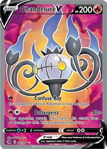 Chandelure V (Full Art) - SWSH08: Fusion Strike (SWSH08)