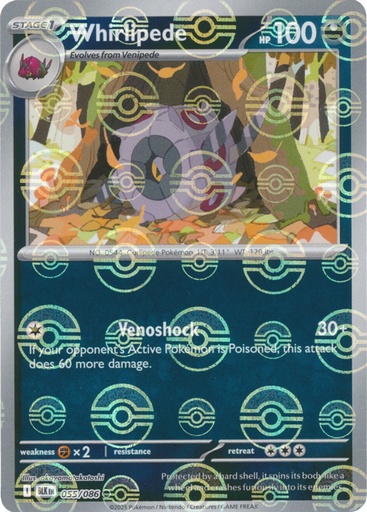 Whirlipede (Poke Ball Pattern) - SV: Black Bolt (BLK)