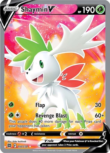 Shaymin V (Full Art) - SWSH09: Brilliant Stars 152/172