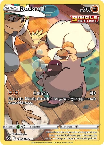 Rockruff - SWSH12: Silver Tempest Trainer Gallery TG07/TG30