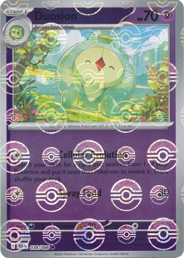 Duosion (Poke Ball Pattern) - SV: Black Bolt (BLK)
