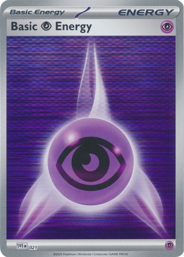 Basic Psychic Energy - 021 - SVE: Scarlet & Violet Energies (SVE)