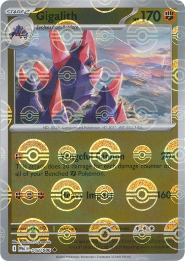 Gigalith (Poke Ball Pattern) - SV: White Flare (WHT)
