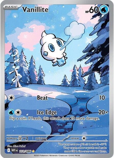 Vanillite - 111/086 - SV: White Flare (WHT)