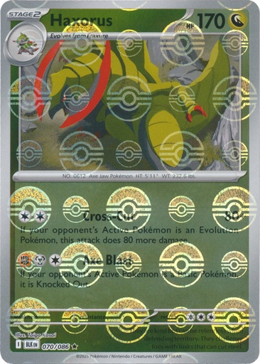 Haxorus (Poke Ball Pattern) - SV: Black Bolt (BLK)