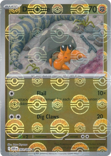 Dwebble (Poke Ball Pattern) - SV: Black Bolt (BLK)