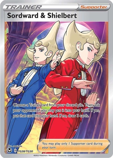 Sordward & Shielbert - SWSH12: Silver Tempest Trainer Gallery TG28/TG30