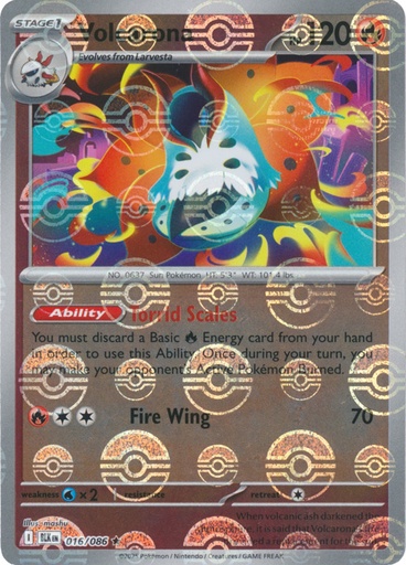 Volcarona (Poke Ball Pattern) - SV: Black Bolt (BLK)