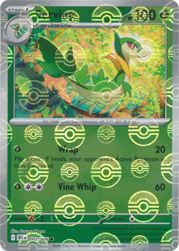 Servine (Poke Ball Pattern) - SV: Black Bolt (BLK)